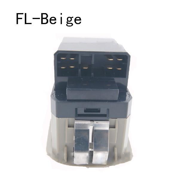 Front Left Driver Side Window Switch Beige for 1999 - 2002 for Suzuki Grand Vitara