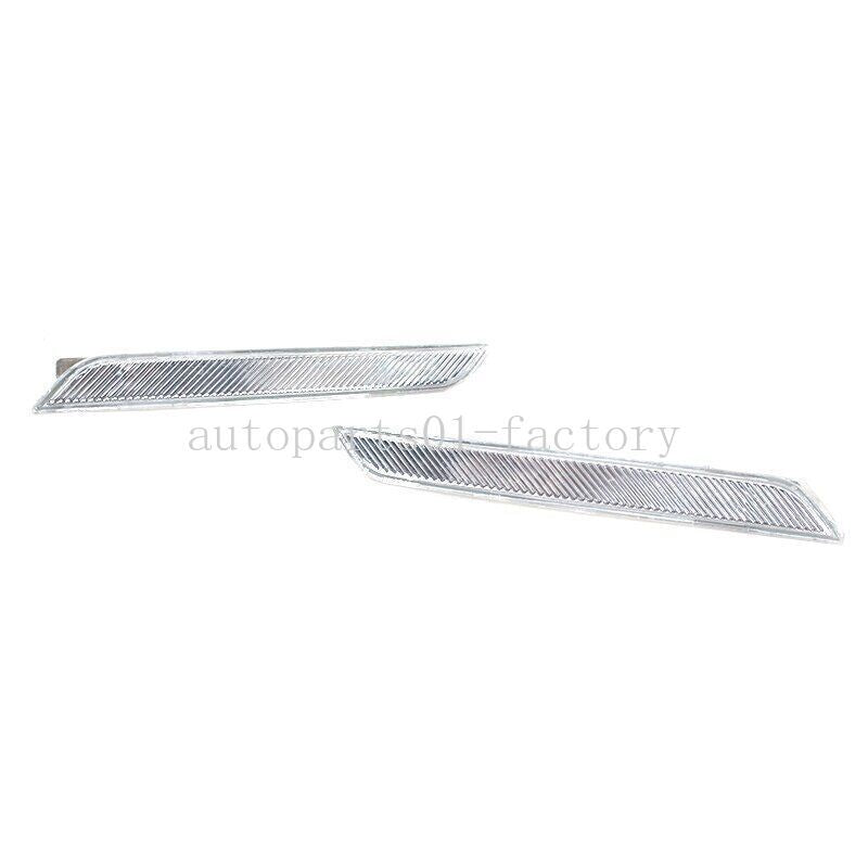 1Pair Front Left+Right Bumper Marker Reflector for BMW X6 E71 E72 X5M 08-14