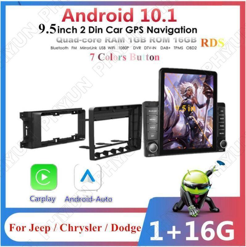 GPS Unit Android 10.1 Radio Stereo Nav Head w/Carplay For 09-11 for Dodge for Ram Pickup