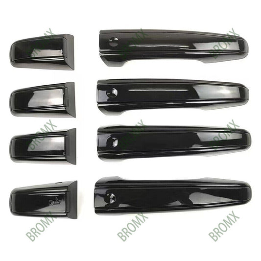 Door Side Handle Cover Replace Handle Caps for Range Rover L405 2013-2022 Black