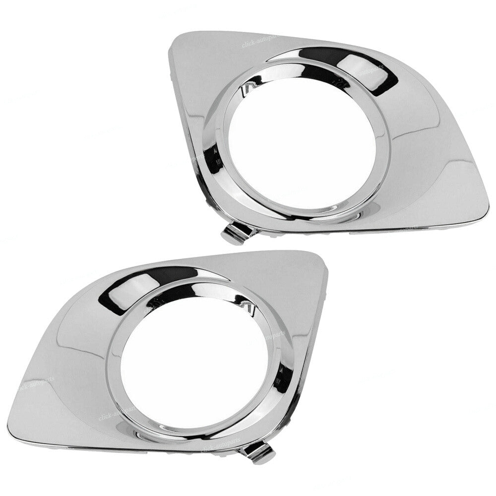 Front RHLH Chrome Fog Light Trim Cover For 2009 2010 2011 12 for Toyota Venza Base