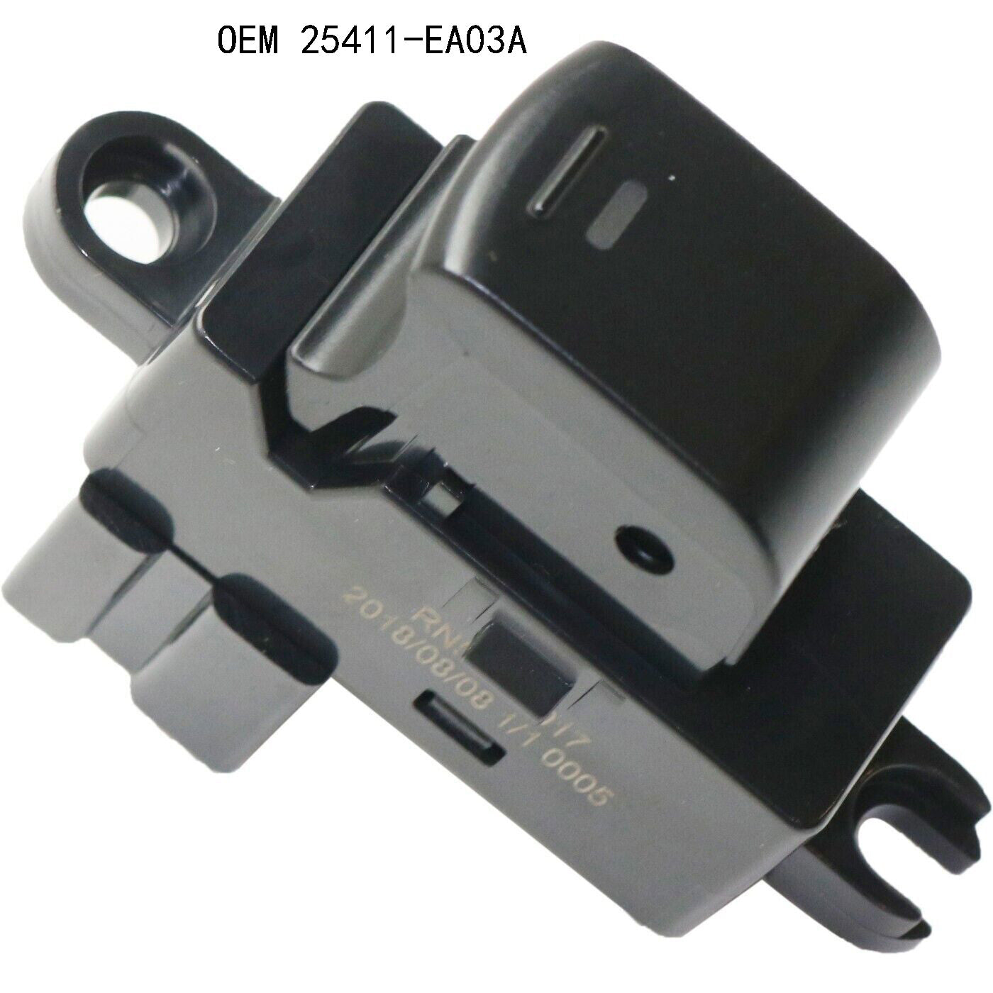 For 2004-15 for Nissan Titan Rear Driver and Passenger Side Window Switch Set Black