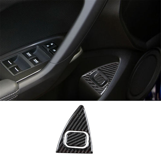 2X Carbon Fiber Interior Trunk Release Button Cover Trim for Acura TSX 2009-2014