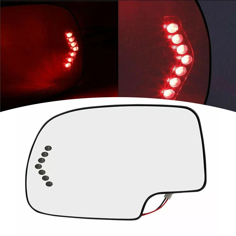 Driver Side LH Mirror Glass Heated Turn Signal 88944391 for Chevy 2003-2007