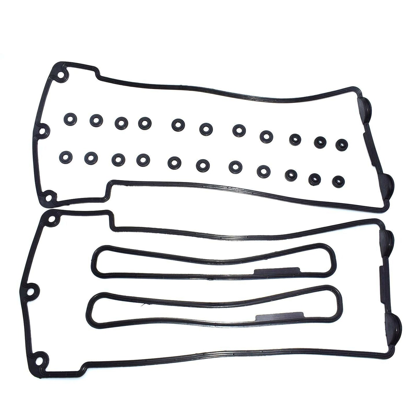 for BMW E38 E39 E53 540i 740i 740iL X5 New Valve Cover Gasket Left  Right Set