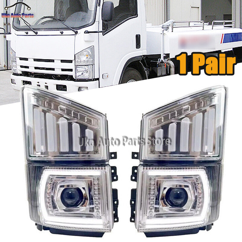 1 Set LED Headlight Fog light Turn Signal Lamp for Isuzu 700p Truck Heavy-Duty