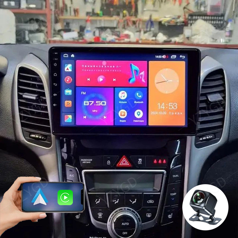 for Hyundai I30 for Elantra GT 2012-2017 Apple CarPlay Car Radio Stereo GPS Screen