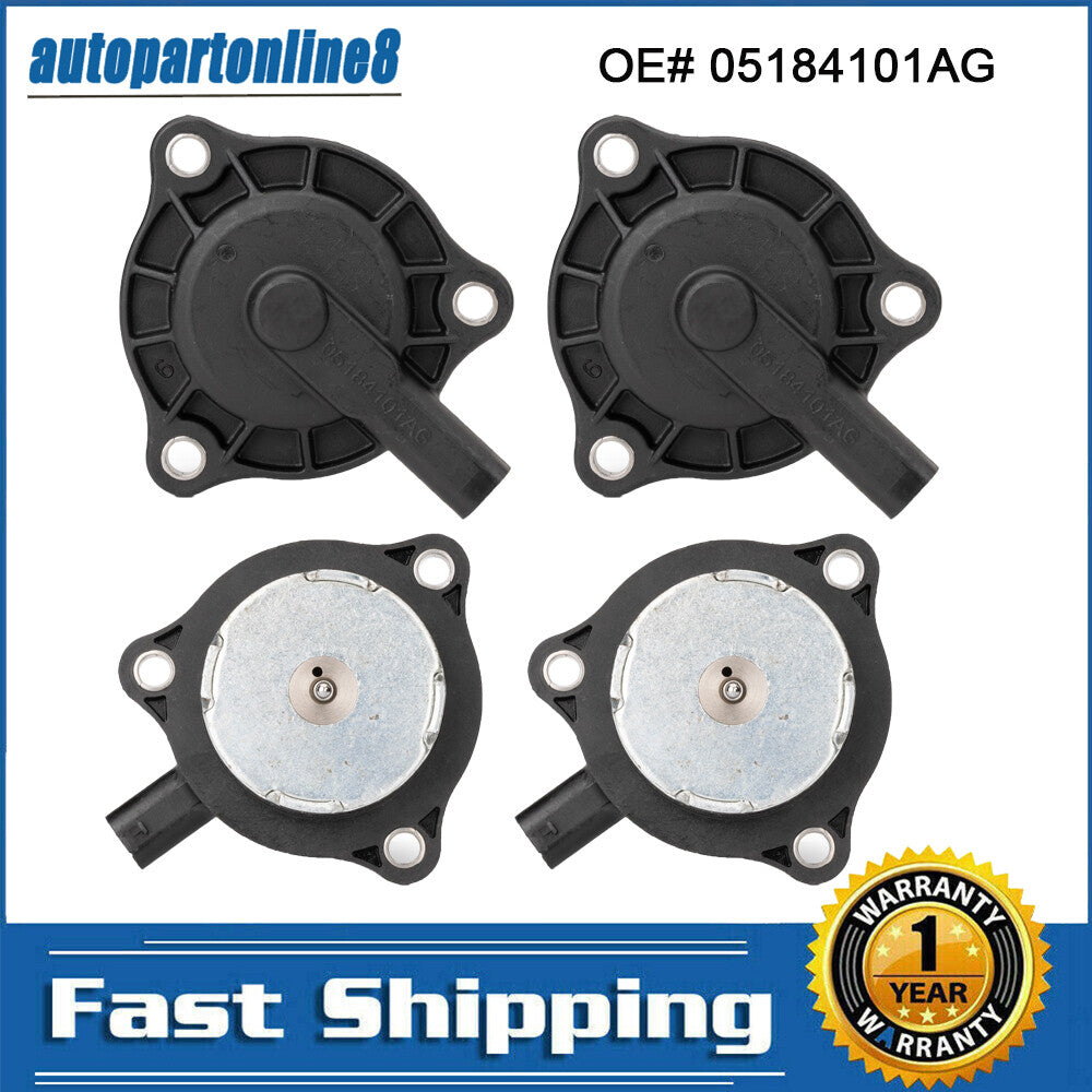 4x Camshaft Phaser Actuator VVT Solenoid 05184101AG For 2011-2018 for Dodge for Chrysler