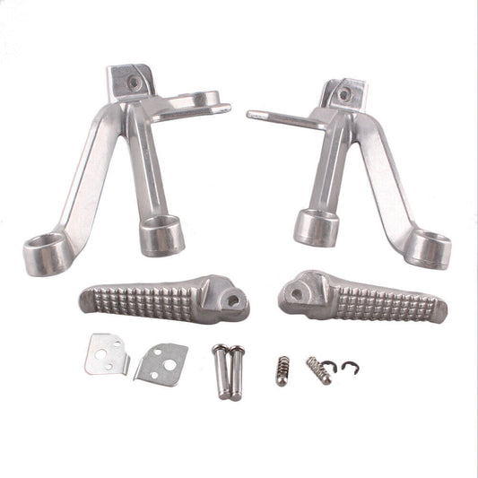 1x Rear Passenger Footrest Foot Pegs Brackets for Suzuki GSXR 1000 2003 2004 K3