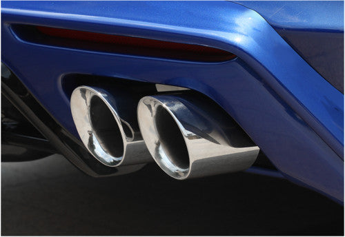 for Cadillac CT5 2020-24 Chrome Steel Rear Tail Exhaust Muffler Tip Pipe Pair