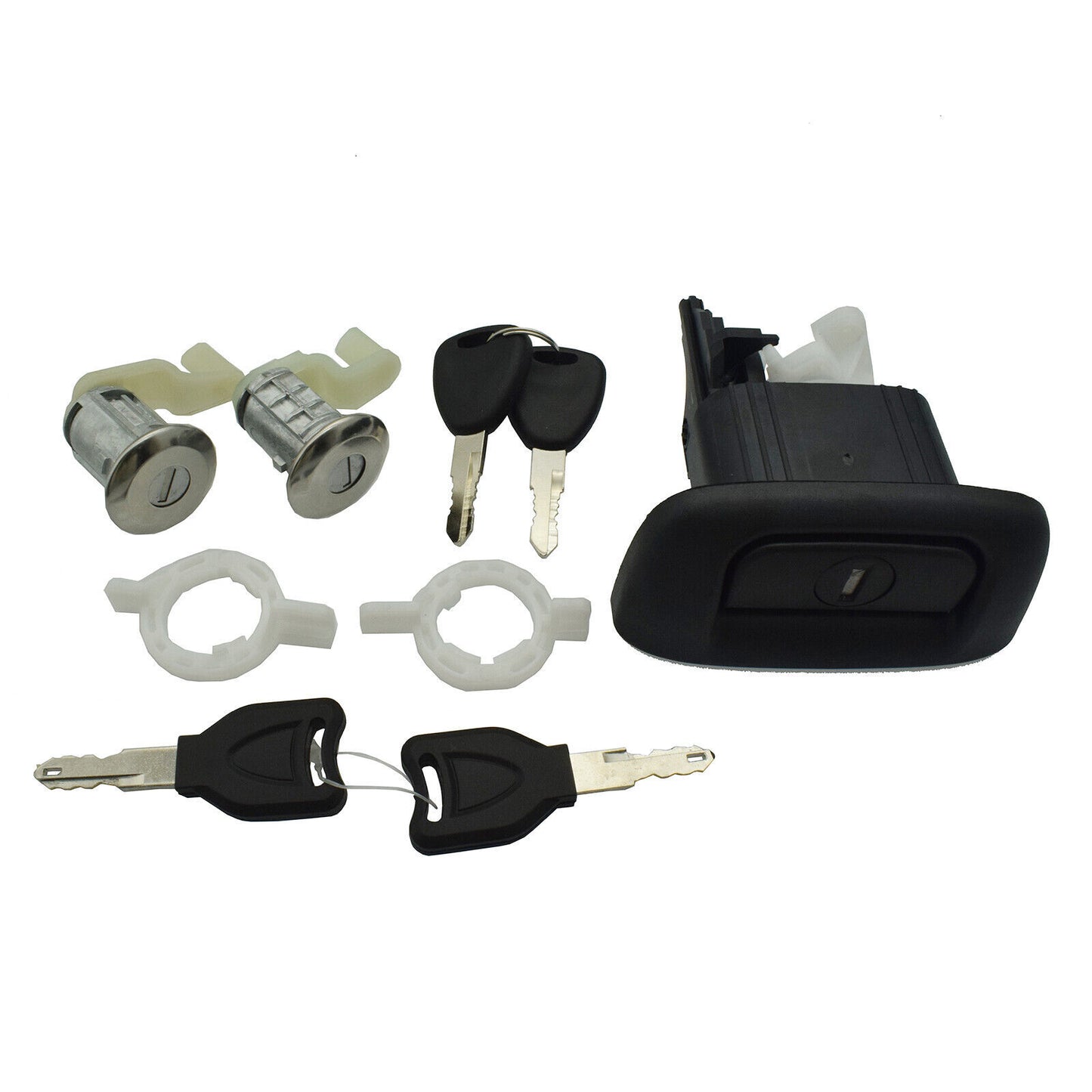 Tailgate Trunk Boot Lock Lock Cylinder Set for Renault Clio Thalia 7700431773