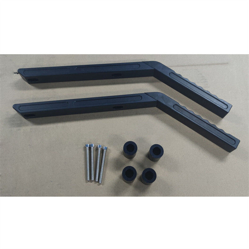 Black Rear Grab Handles Grip Bar Aluminum Compatible with for Jeep for Wrangler JK 07-18