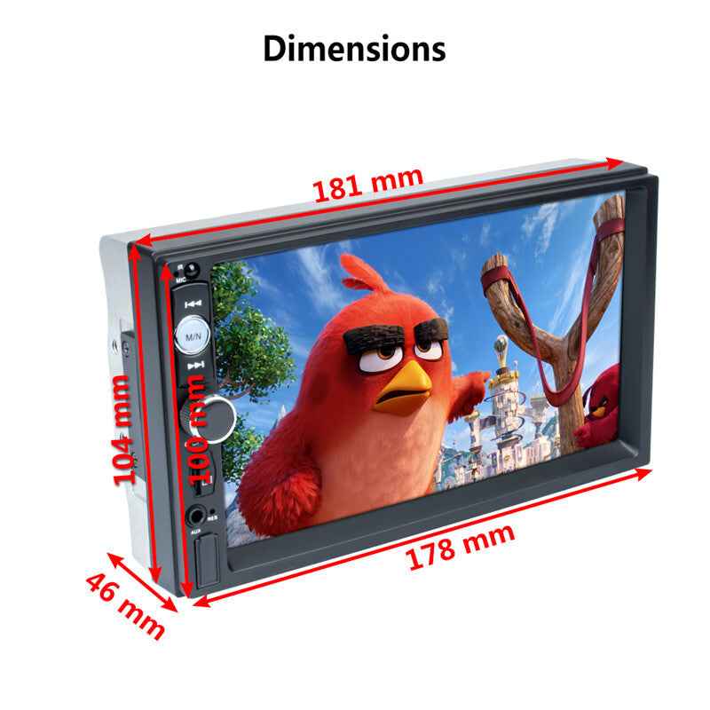 Car Radio 7 HD Autoradio Multimedia Player Audio Stereo MP5 Bluetooth Camera