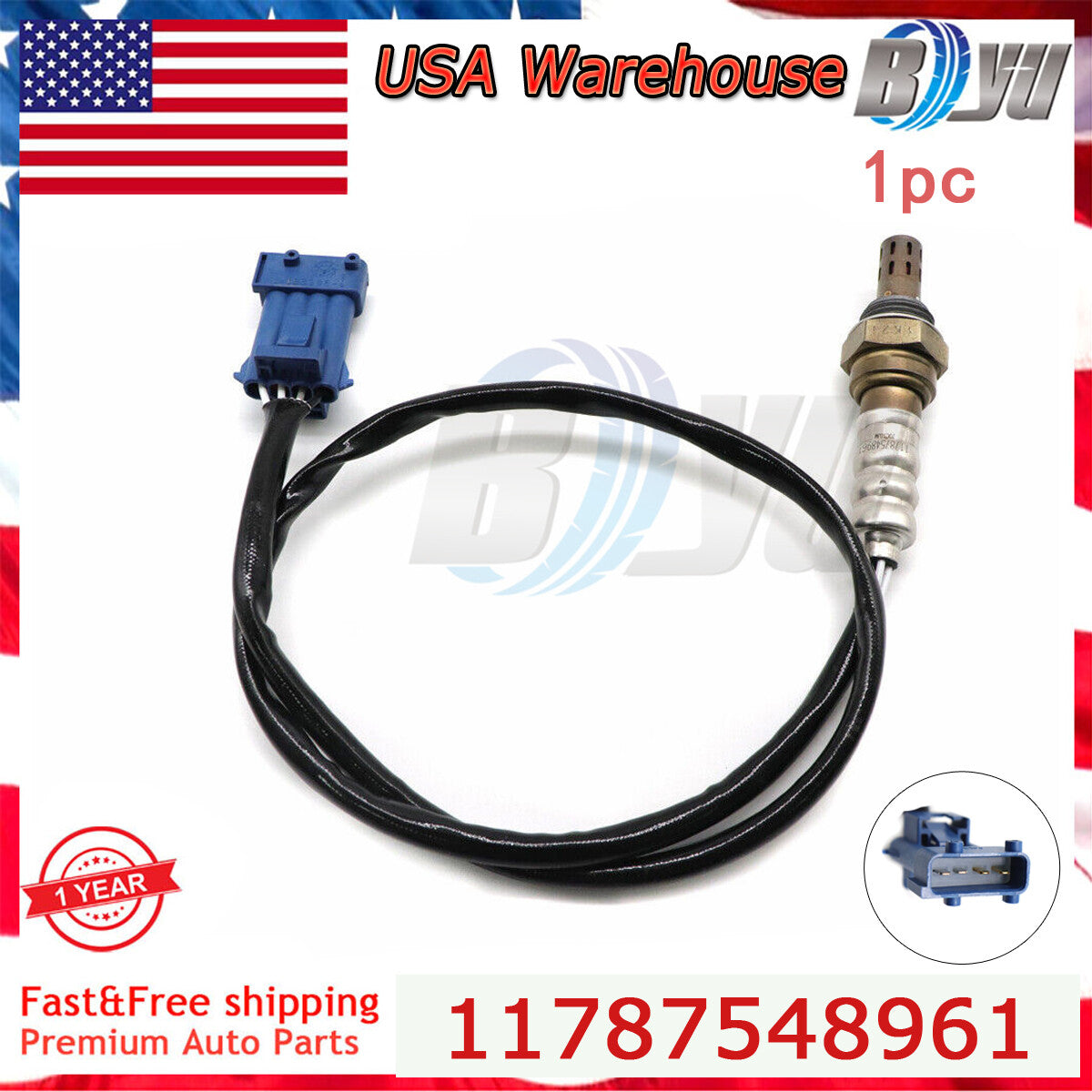 11787548961 New Downstream Oxygen Sensor for Mini Cooper R55 R56 R57 1.6L-L4 US