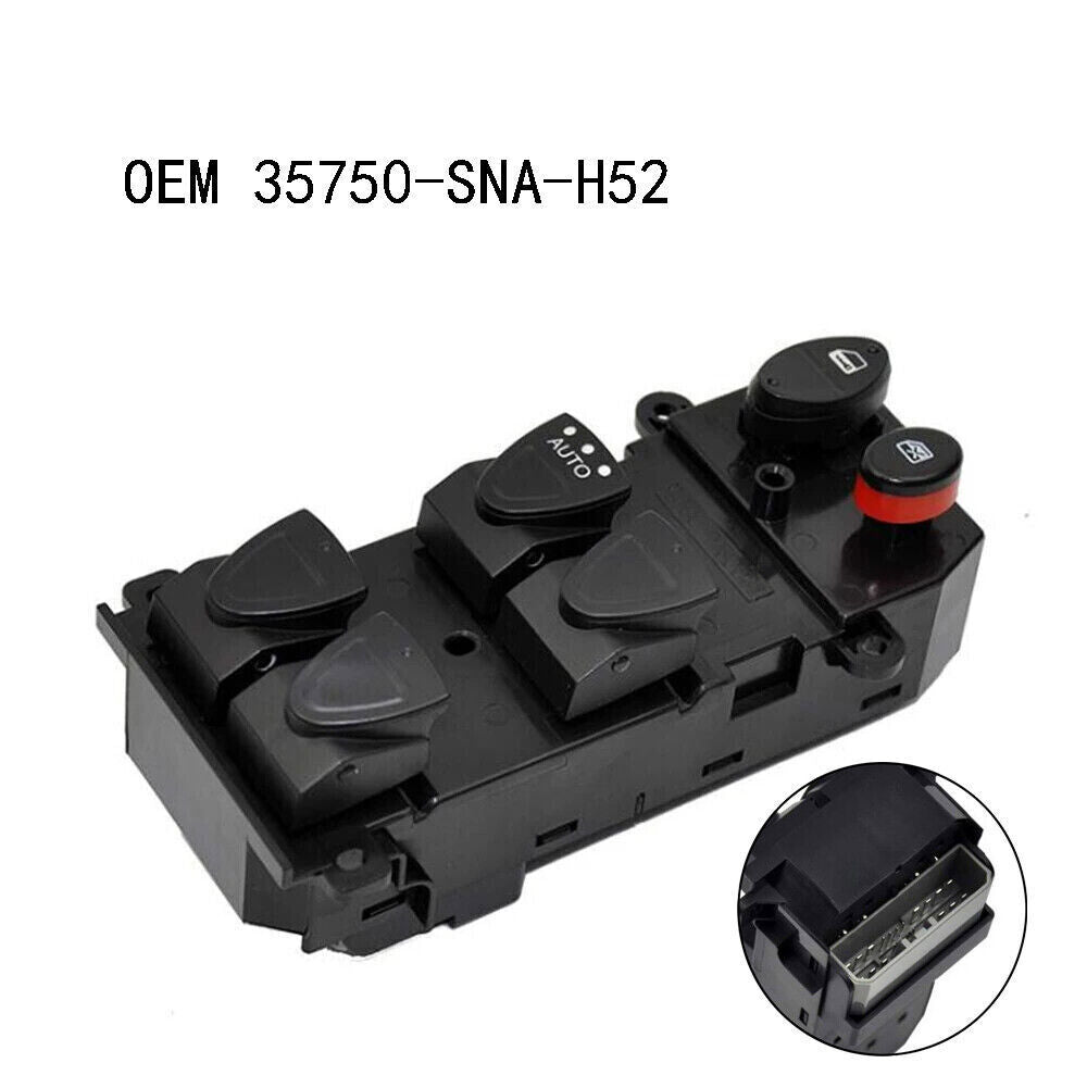 For 2006-11 for HONDA for CIVIC Driver Left Master Power Window Switch 35750-SNA-A130-M1