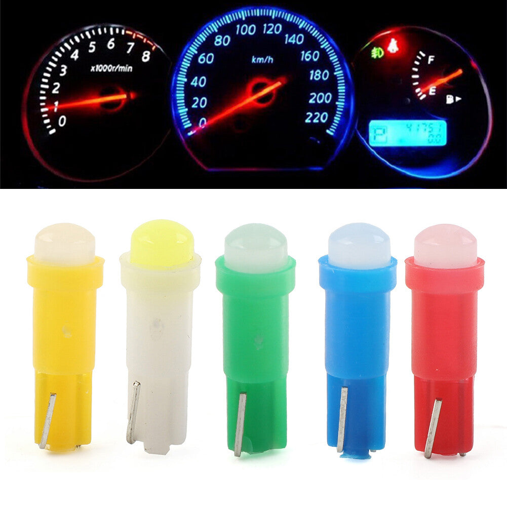 Car Instrument Indicator T5 1 SMD Light Dashboard Gauge Lamp Wedge Bulbs