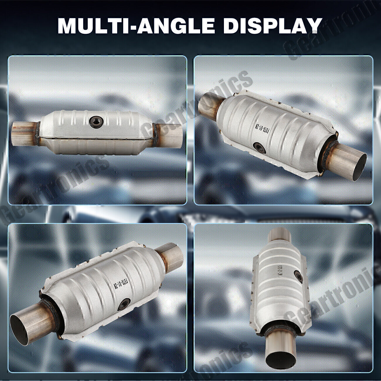 2.5 UNIVERSAL Weld-On Three-way Catalytic Converter Stainless Steel US