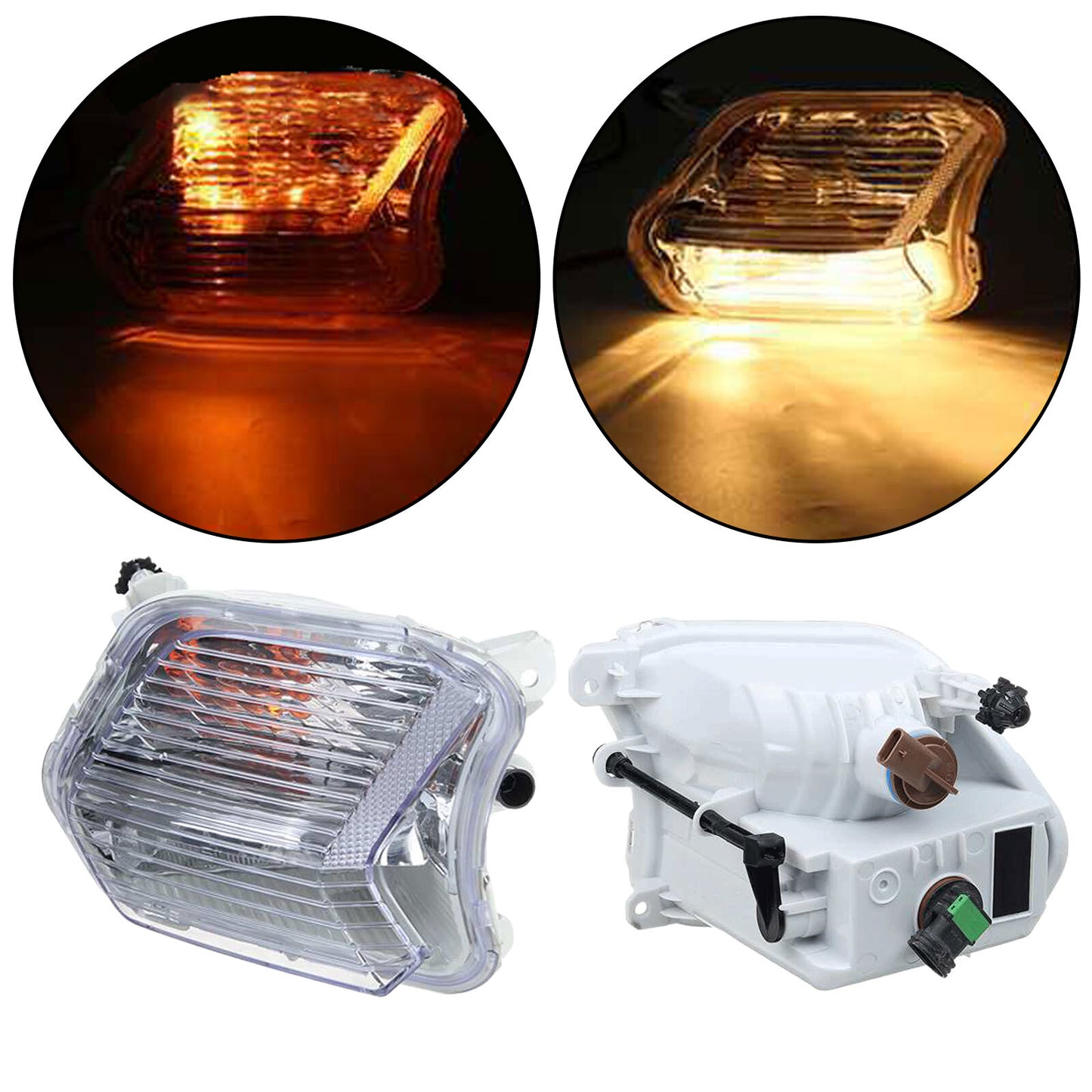 for Ford Escape Kuga 17-19 Right Front Fog Lights Turn Signal Lamp with Bulb AT