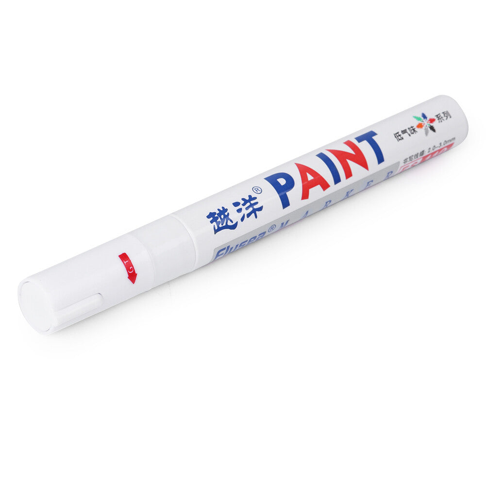 Waterproof Paint Marker Pen Permanent Tire Tyre Tread Rubber Metal Access White