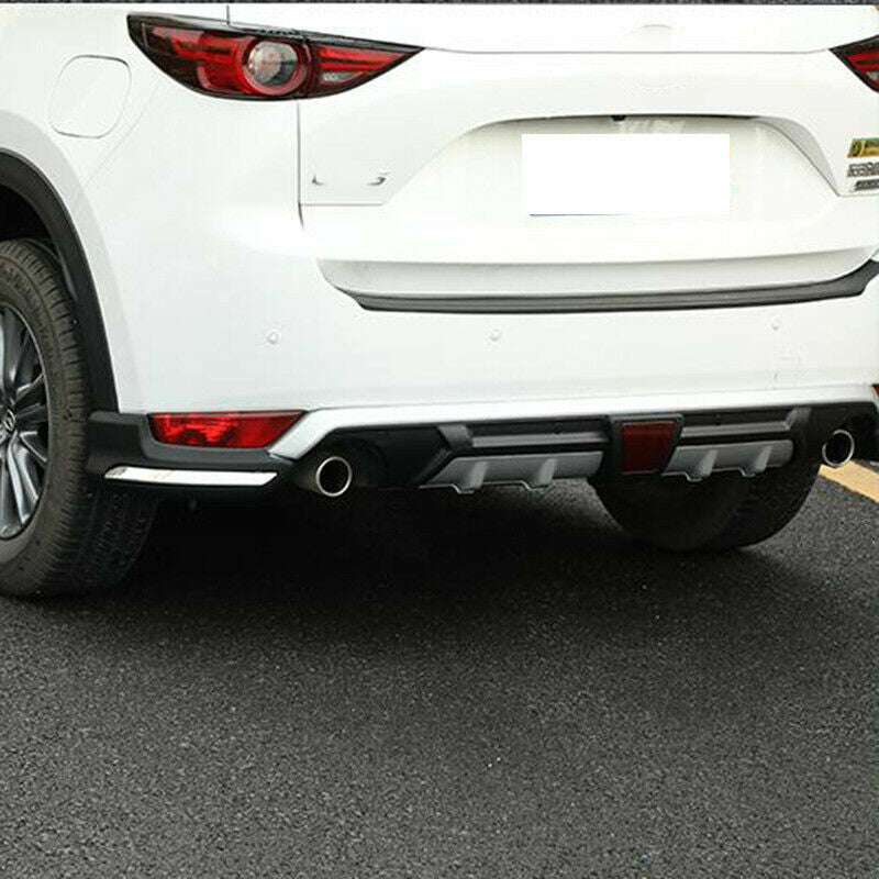for Mazda CX-5 CX5 2017-2021 Rear Bumper Diffuser splitter Moulding Trim Cover
