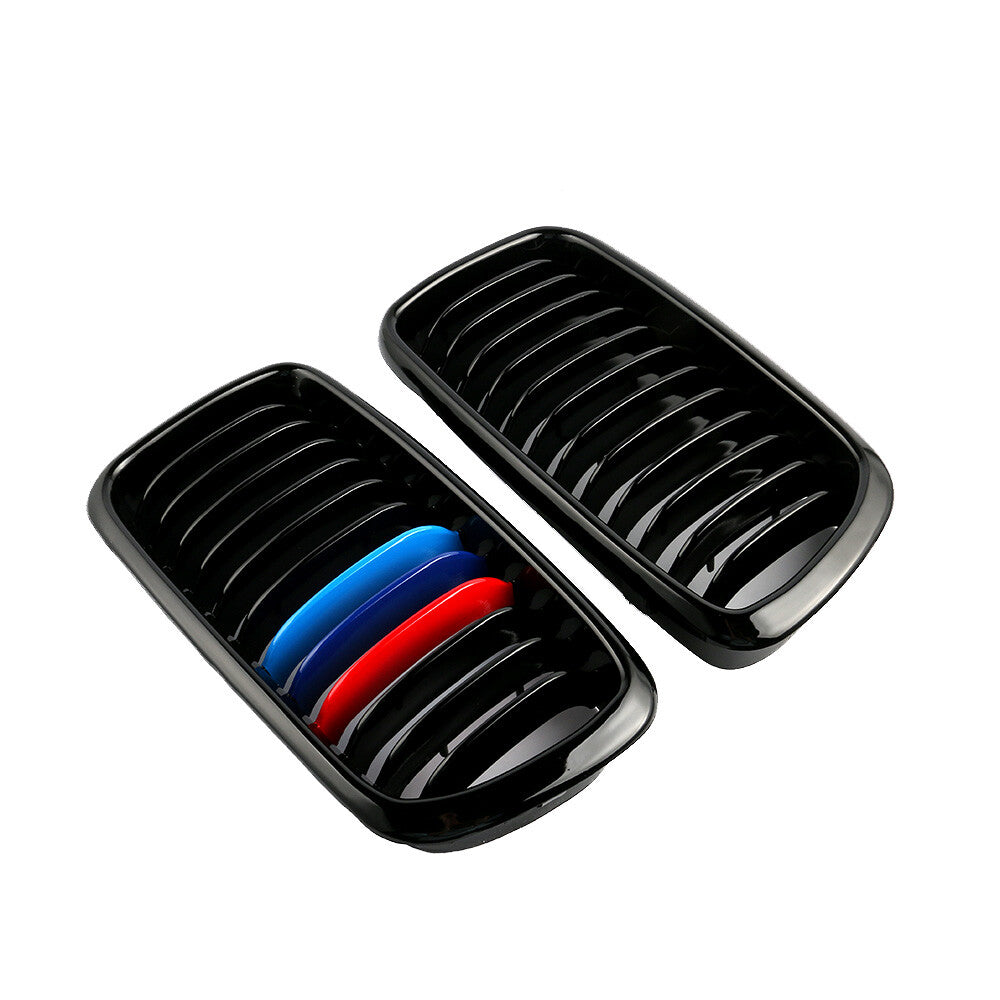 2x Front Bumper Lower Grille Kidney Grill Black Fits For 740i 740iL 750iL
