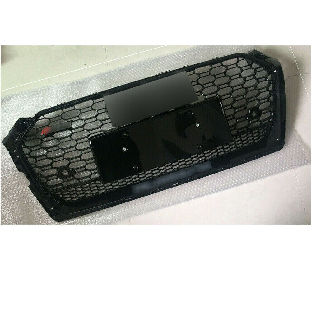 Front Bumper Grille Honeycomb Grill Fit for Audi A5 S5 2017-2020 RS5 Style Black