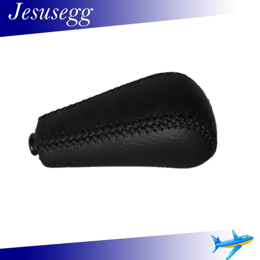 Shift Lever Knob Fits for Toyota for Land Cruiser Prado Leather Plastic Black