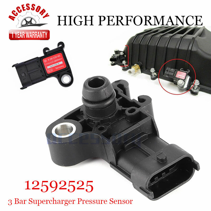 new pressure map sensor for general-purpose for Corvette Camaro CTS 3 bar LSA LS9 turbocharger