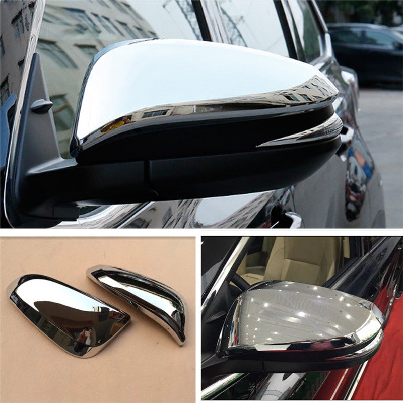 for Toyota Venza 2021-2023 Chrome Silver Rearview Side Mirror Cover Cap Trim