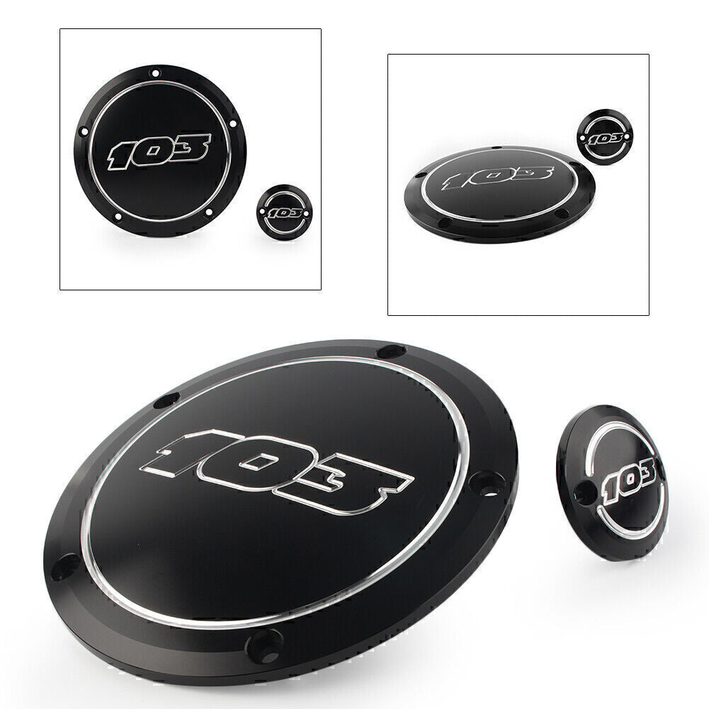 Derby + Timing Timer Cover fit for Harley Road King Street Glide FLHX Motorcycle