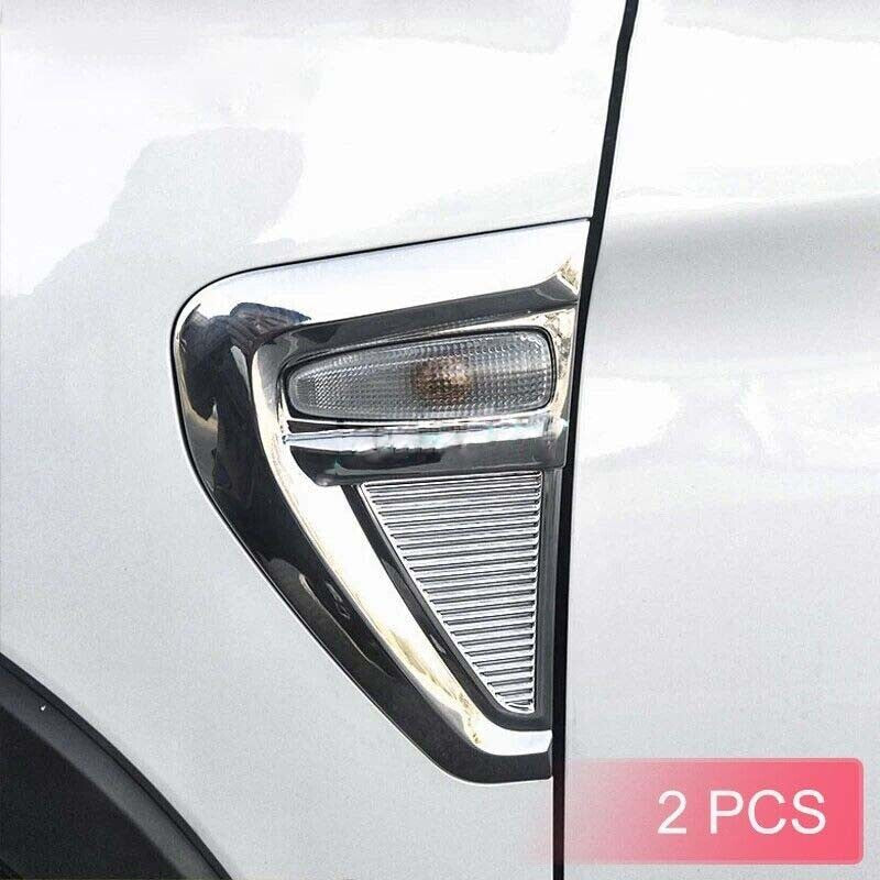 Chrome Fender Turn Light Cover Trim for Mitsubishi Outlander Sport ASX 2020-2023