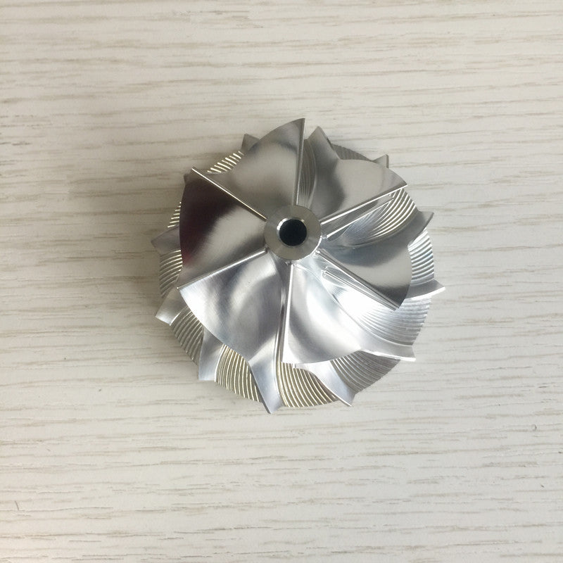 GT15-25 47.00/61.98 mm 6+6 Blade High-Performance Turbine Billet Compressor Wheel