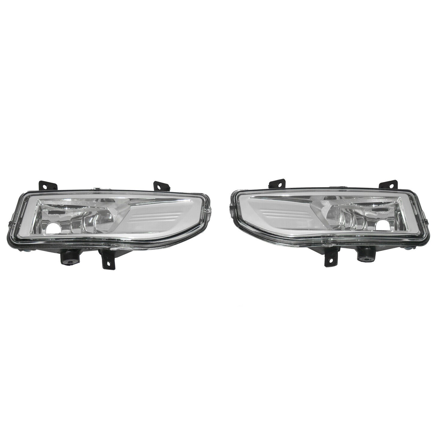 Front bumper fog lights and driving lights, clear LHR, suitable for Nissan Kicks 2017 - 2020.