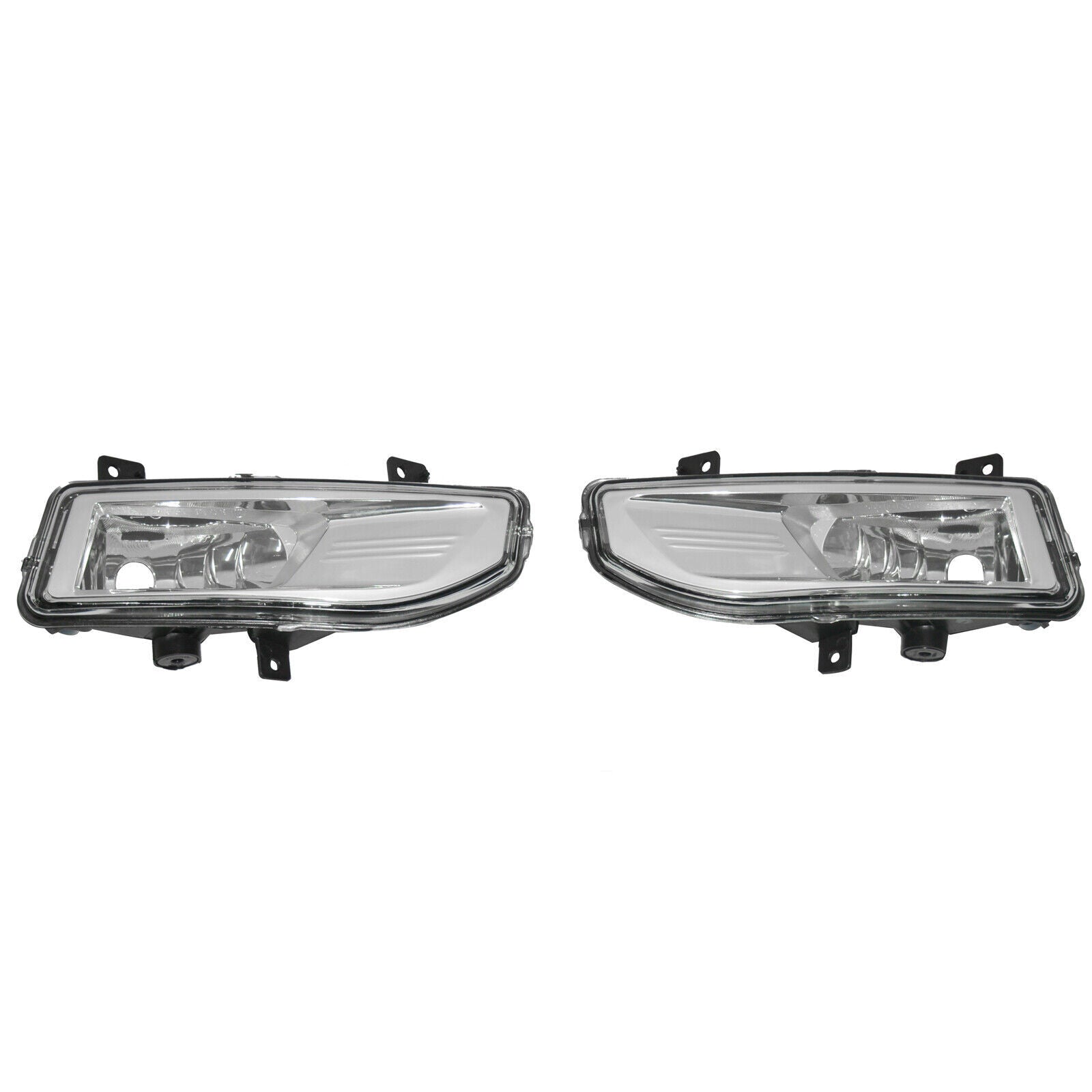 Front bumper fog lights and driving lights, clear LHR, suitable for Nissan Kicks 2017 - 2020.