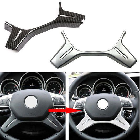 1pcs Car Steering Wheel Trim Cover for Benz C E GLK M Class W204 W212 C180 C200