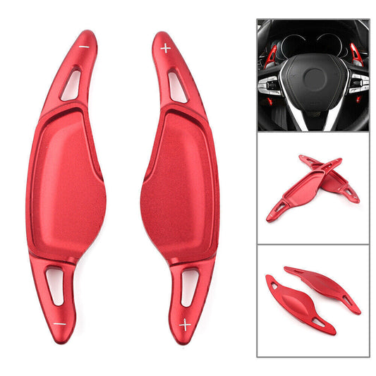 Pair of Alu Steering Wheel Paddle Shifter Extension Fits for BMW 5 7 Series X3 X4 X5