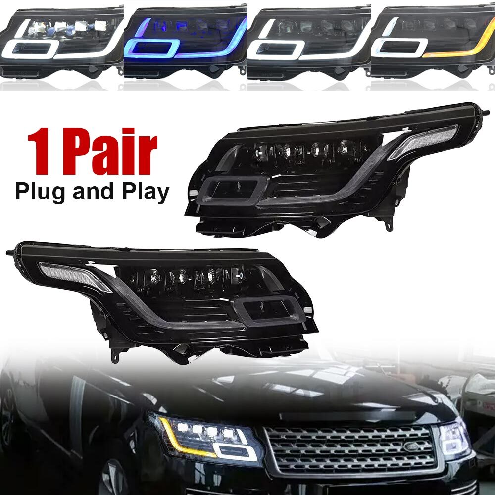 Upgrade LED Headlight Matrix Style for Land Rover for Range Rover Vogue L405 2013-17