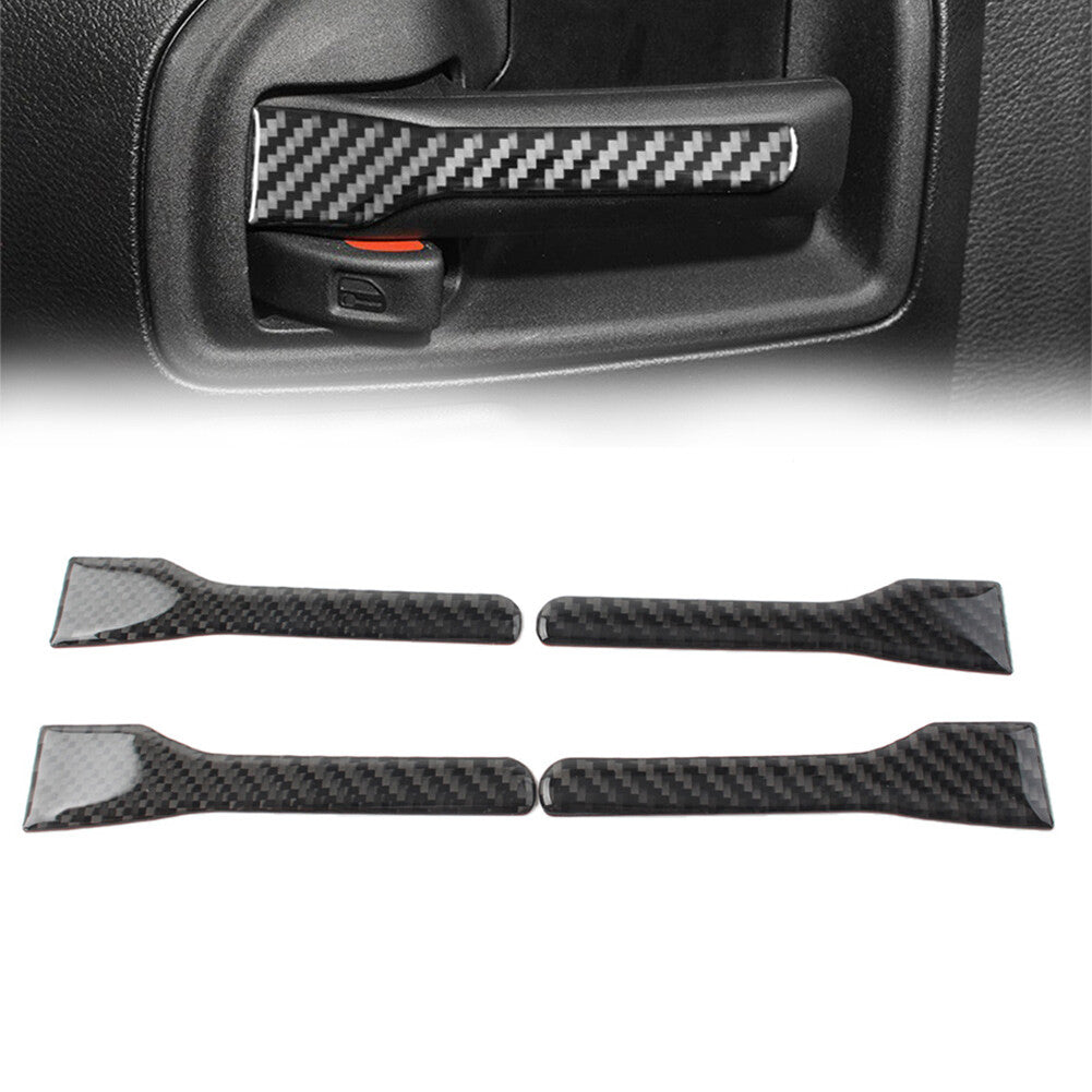 4 Pcs Car Interior Inner Door Handle Cover Trim for Jeep for Wrangler JK 2011-2017