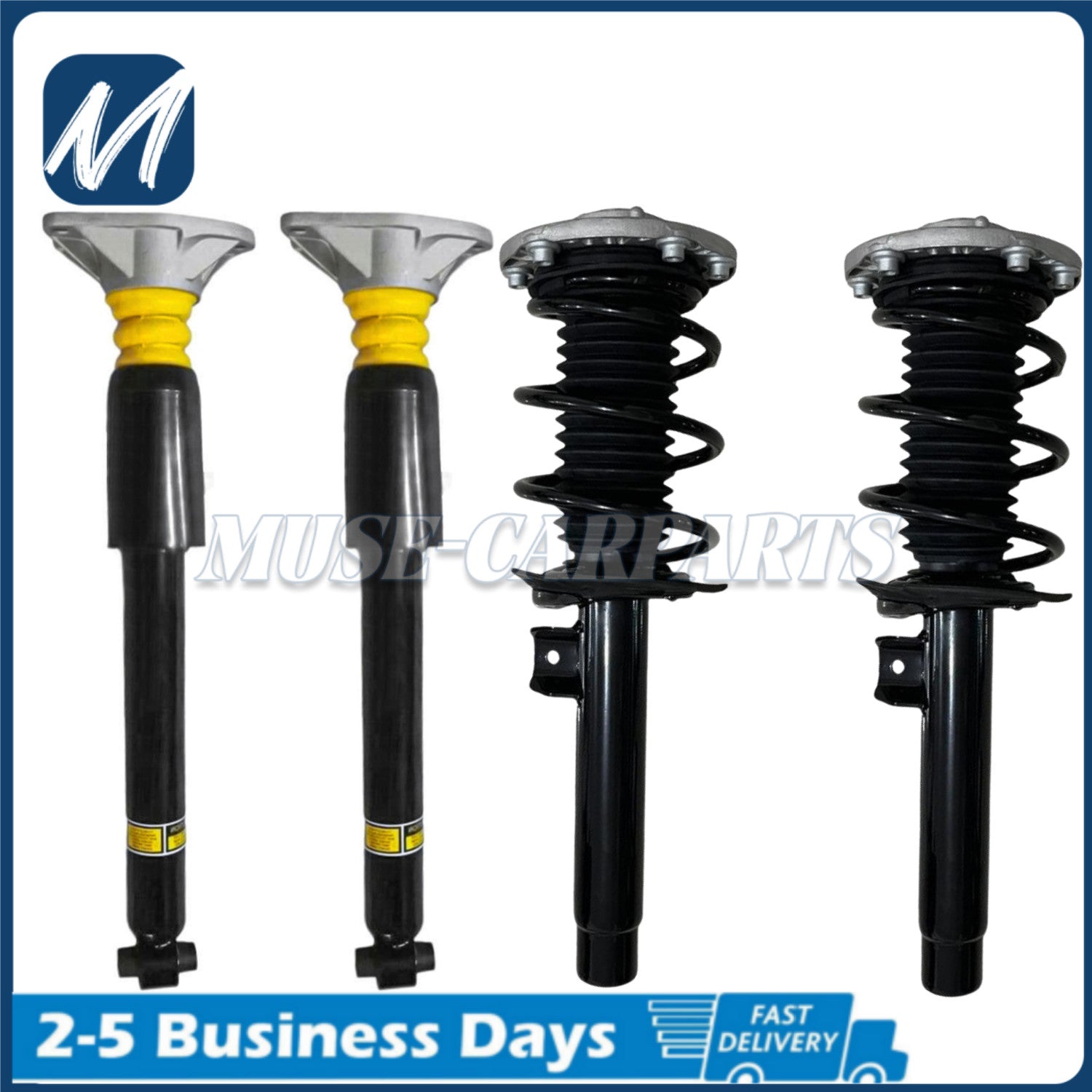 2X Rear ABC Hydraulic Shock Struts Fit for Mercedes W221 C216 S550 S600 CL550 CL600