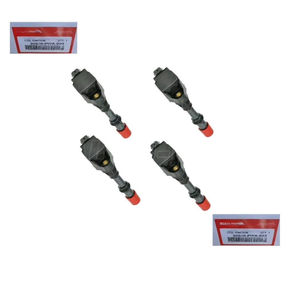 NEW Set of 4 new Ignition Coil for 03-05 for Honda for Civic Hybrid 1.3L UF374