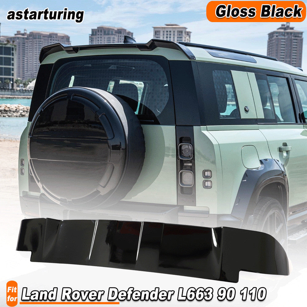 for Land Rover for Defender L663 90 110 2020-23 Glossy Black Rear Roof Spoiler Wing