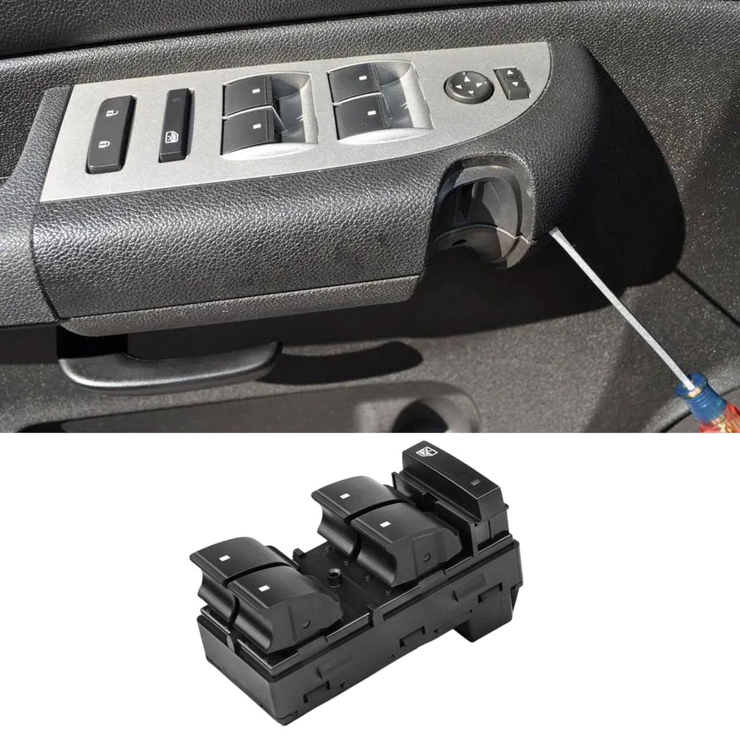 DRIVER SIDE POWER WINDOW SWITCH FOR 2007-14 SILVERADO for SIERRA 1500 2500 3500 4-DR
