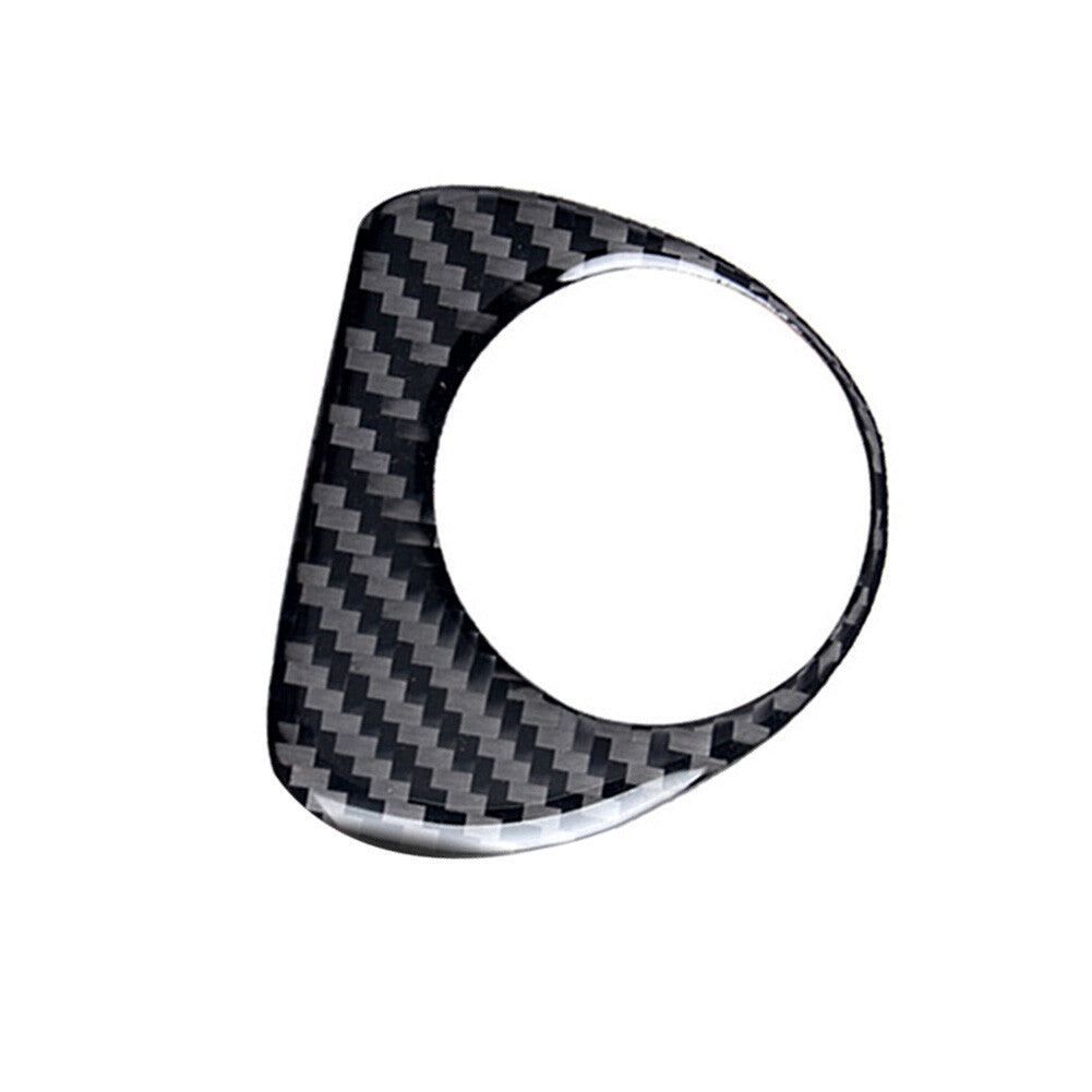 Carbon fiber ignition switch frame cover trim for Ford F-150 2015 - 2020