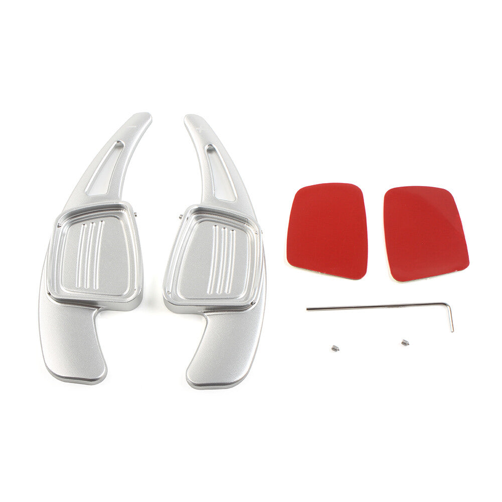Silver Steering Wheel Paddle Shifter Fit for Audi A3 A4L A5 A6L S3 S4 Q2 Q5L Q7 TTS