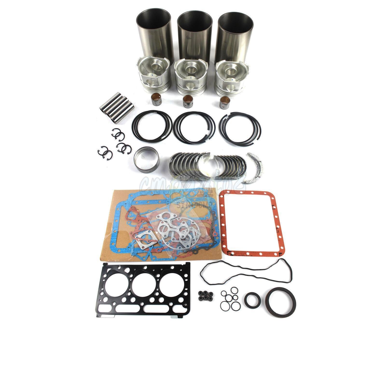 Engine Rebuild Kit For KUBOTA D1503 Tractor KX91-3 L3010 L3130 U35 R420 STD NEW