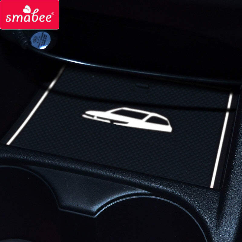 Gate Slot Cup Mat for Mitsubishi Outlander 2013 - 2019 3rd Accessories Door Pad