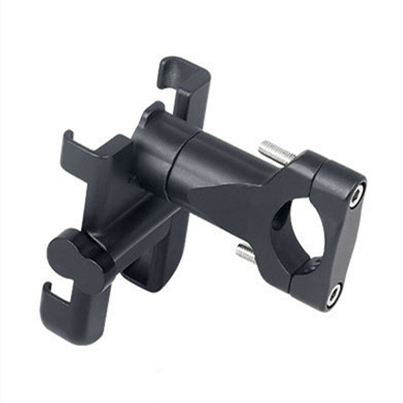 Motorcycle Phone Holder Handlebar Clip Stand Aluminum Mount Bracket 360 Rotating