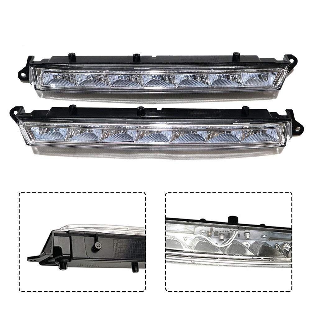 2pcs Front LED Fog Lights For X164 Gl320 Gl350 Gl450 Gl550 2007-13