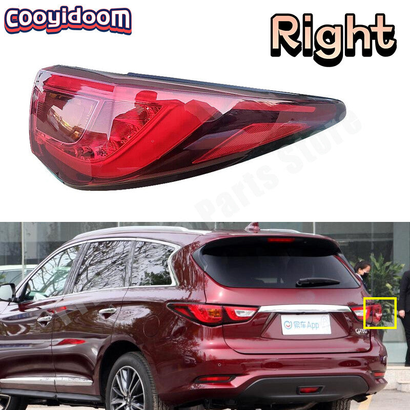 LED Tail Light Rear Turn Signal Lamp Right Outside for Infiniti QX60 2016-2020