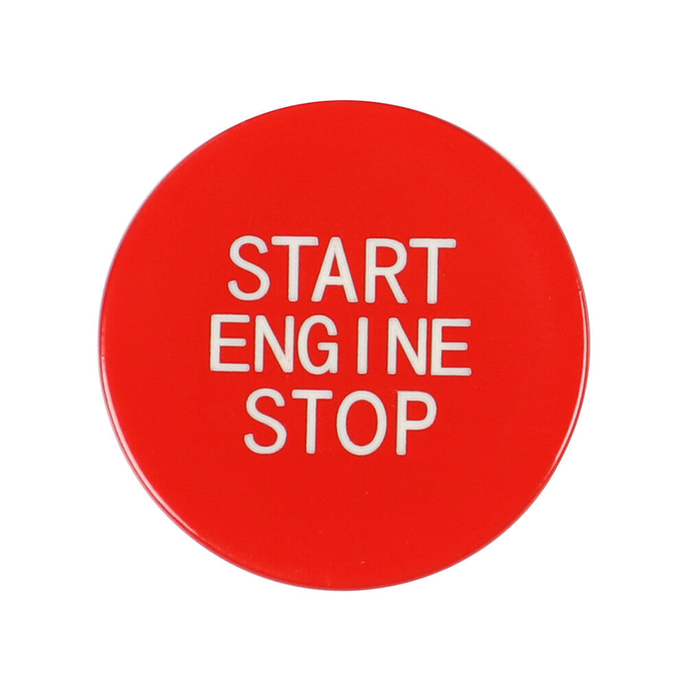 Car Engine Start Stop Button Switch Cover Trim ABS for BMW 3 8 X Series Red